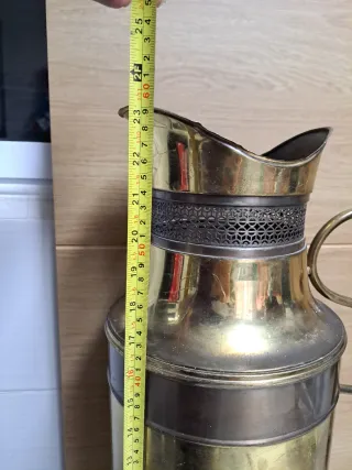 Jarra paragüero de latón