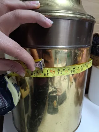 Jarra paragüero de latón