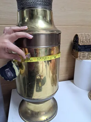 Jarra paragüero de latón