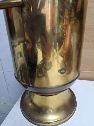 Jarra paragüero de latón