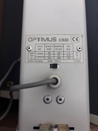 Columna de Sonido Optimus 100W