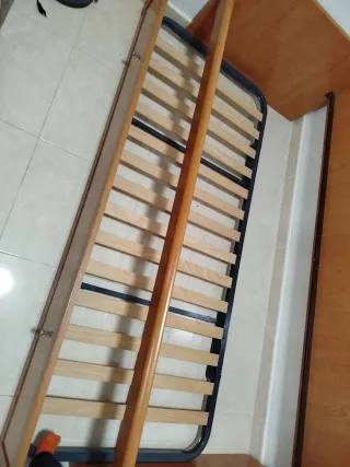 Cama nido de madera con dos camas