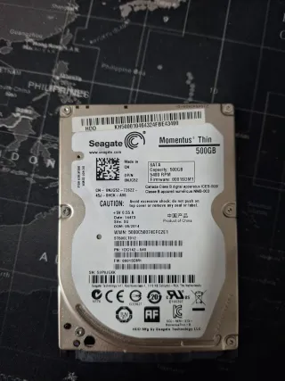 Disco Duro Seagate 2.5 500GB HDD