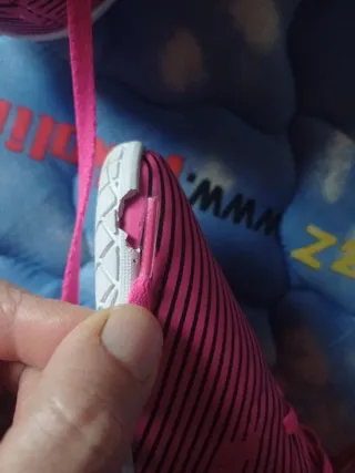 Zapatillas de fútbol sala Adidas rosas