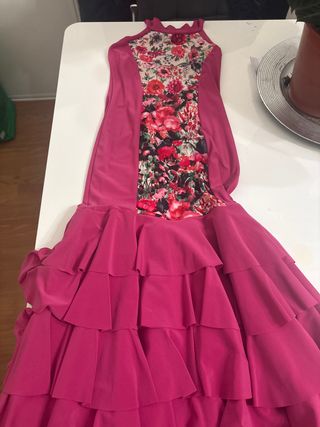Vestido Flamenco Niña 6-8 Años