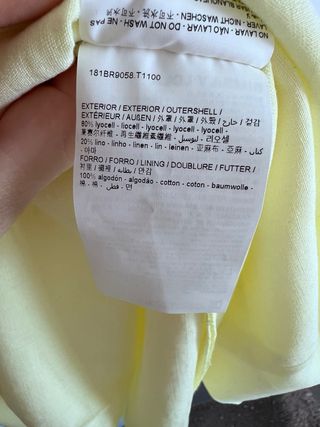 Vestido Bimba y Lola Amarillo Talla M