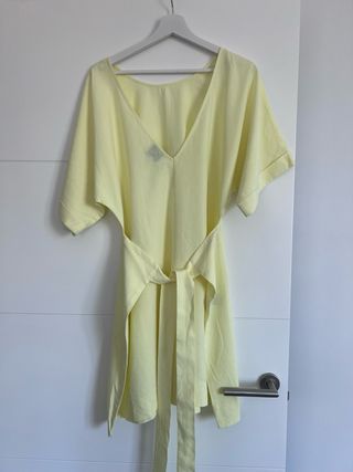 Vestido Bimba y Lola Amarillo Talla M