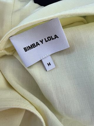 Vestido Bimba y Lola Amarillo Talla M