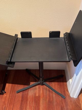 Mesa atril para portátil negra