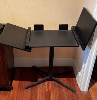 Mesa atril para portátil negra