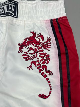 Pantalones Boxeo BENLEE Dragón Rojo Blanco