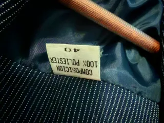 Chaqueta de traje a rayas