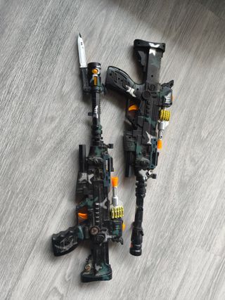 Pistolas de juguete militar camuflaje