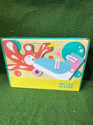 Patines Niña Rosa 4 Ruedas Luminosas