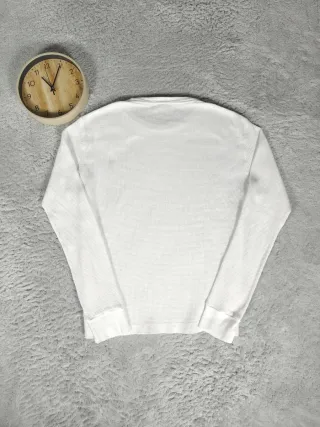 T-shirt a maniche lunghe Ralph Lauren bianco uomo