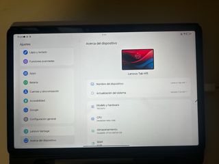Lenovo Tab M11 gris casi sin usar