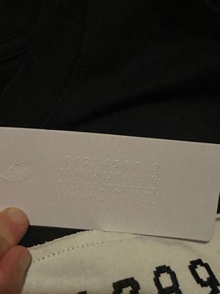 Camiseta Maison Margiela Negra