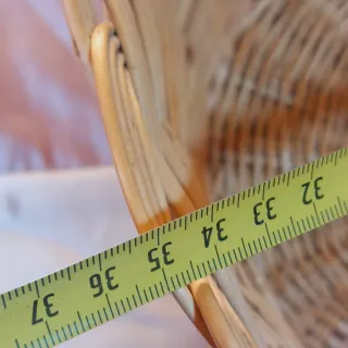 Cestos capazos de mimbre antiguos lote de 3