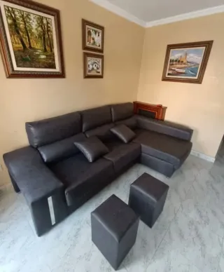 Sofás nuevos con el chaise longue ay la