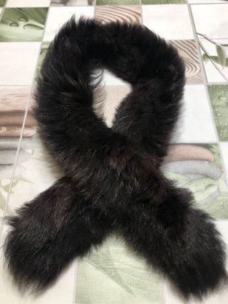 Cuello de pelo natural