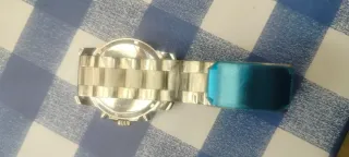 Reloj SATA Cronógrafo Negro/Plateado Nuevo