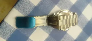 Reloj SATA Cronógrafo Negro/Plateado Nuevo