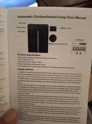 Puerta Automática Digital para Gallinero