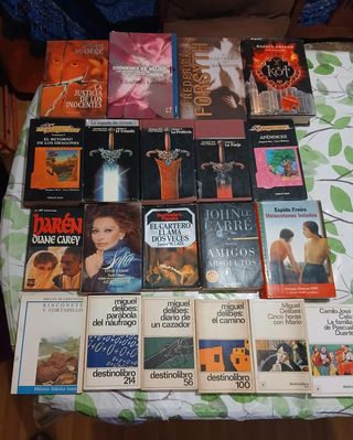 lote 20 novelas varios estilos