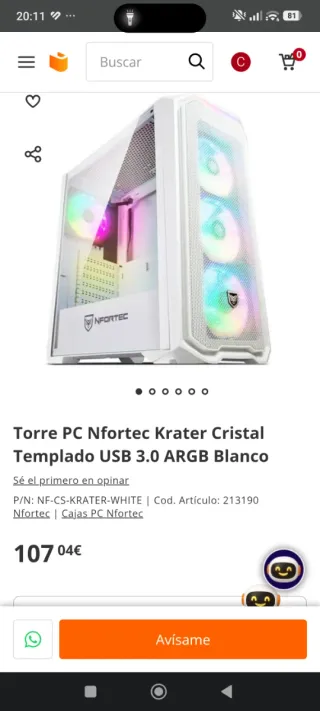 PC Alto Rendimiento Ryzen 5 5600X y RTX 3060