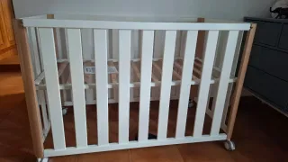 Cotinfant Cuna colecho blanca y madera