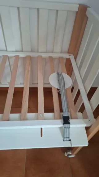 Cotinfant Cuna colecho blanca y madera