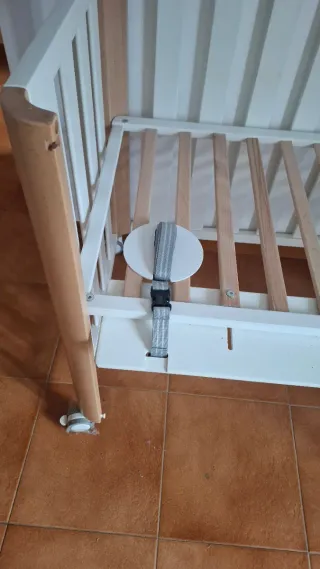 Cotinfant Cuna colecho blanca y madera