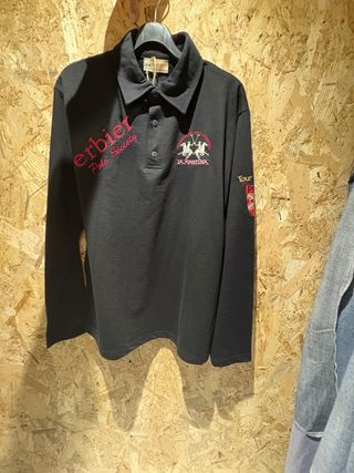 Polo La Martina Negro Talla XL