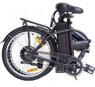 Bicicleta Eléctrica Plegable Negra Urban SK FLY