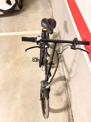 Bicicleta Eléctrica Plegable Negra Urban SK FLY