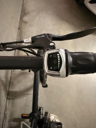 Bicicleta Eléctrica Plegable Negra Urban SK FLY