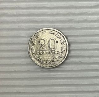 ºoO 20 centavos 1937 - Rep. Argentina