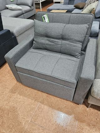 OFERTA DE SOFA CAMA 1 PLAZA EN TELA