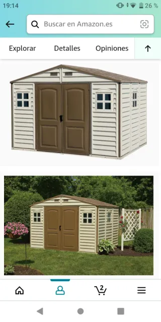 Caseta Duramax PVC Woodside Beige/Marrón