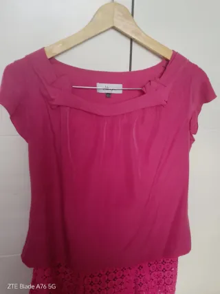 Traje Jota +Ge 3 piezas falda rosa T.M