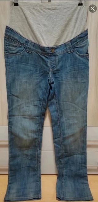 Lote 2 Pantalones Premamá Negro Talla L