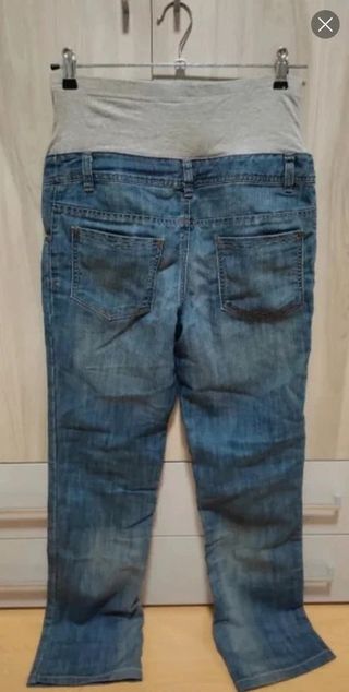 Lote 2 Pantalones Premamá Negro Talla L