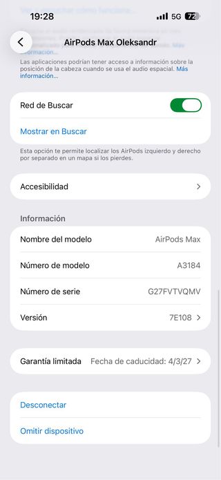 Apple AirPods Max Nuevos Medianoche