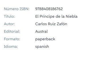 El Príncipe de la Niebla