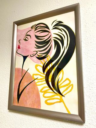 CUADRO ABSTRACTO MUJER 43x33