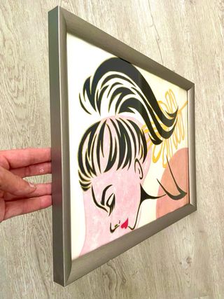 CUADRO ABSTRACTO MUJER 43x33