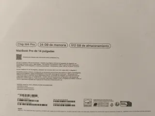 Caja MacBook Pro 14 Apple