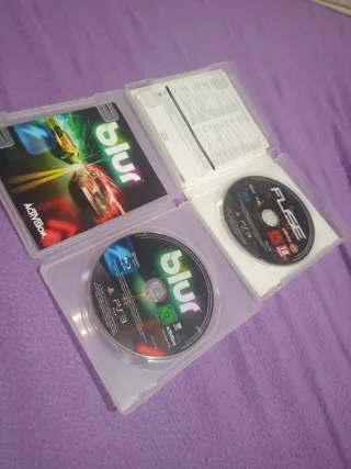 Lote 2 Videojuegos PS3: Blur y Fuse
