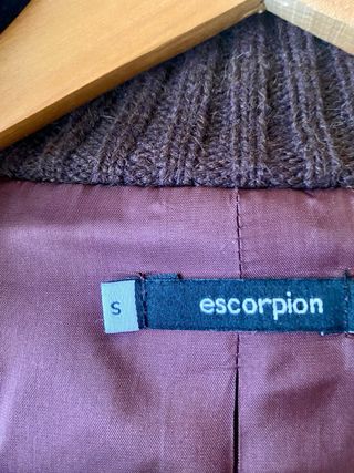 Chaqueta Escorpión Lana y Alpaca Talla S
