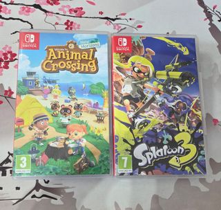 Animal Crossing y Splatoon 3 para switch